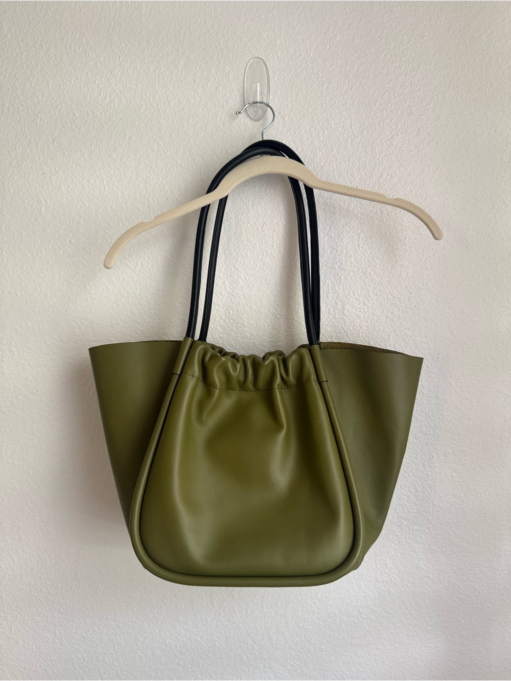 Proenza Schouler - Leather Ruched Large Tote Bag - Picture 2 of 7